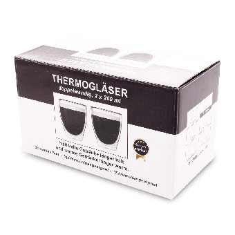 2 x 200 ml Doppelwand-Thermogläser