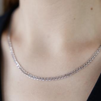 Цепочка из серебра 925 пробы, ширина ≈ 3,5 мм