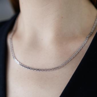 Цепочка из серебра 925 пробы, ширина ≈ 3,5 мм
