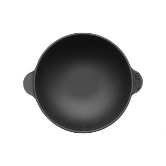 BriZoll serving wok made of high-quality cast iron, Ø 18 cm, H-6 cm