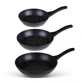 BEM pan set with glass lids - 3 pieces (20, 24, 28 cm)