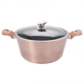 Berlinger Haus Kochgeschirr in rosegold, 15-teiliges Set aus Edelstahl