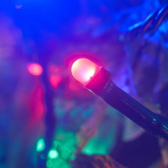 Световая гирлянда со 100 разноцветными светодиодами, 13 м