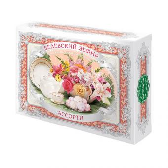 Zephyr set 6-piece Belyevsky Zephyr different varieties: 1x Sefir for children 250g | 1x Sefir mixed 250g | 1x Sefir from Antonovka apples 250g | 1x Sefir vanilla coated with chocolate 250g | 1x Sefir coffee coated with chocolate 250g