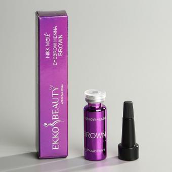 EkkoBeauty Henna für Augenbrauen BROWN, 5 g