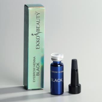 EkkoBeauty Хна для бровей ЧЕРНАЯ, 5 г