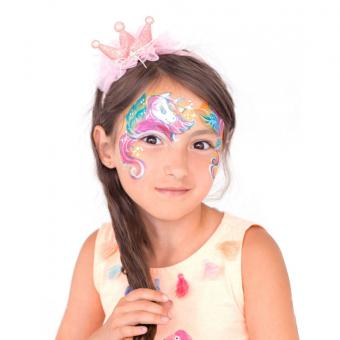 SPLASH Professionelles Kinderschmink-Set "Klassik + Perlmutt" 12 Farben, 51 g
