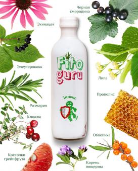 Fitoguru IMMUNO Getränk mit Cranberry, Johannisbeere & Propolis, 280 ml