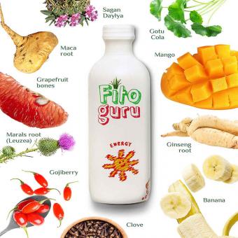 Fitoguru Energie Напиток сокосодержащий с экстрактом женьшеня манго и бананом (12х280 мл)