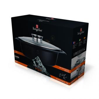 Berlinger Haus Strong mold Collection Bräter mit Glasdeckel und Aromaknopf, 3.8L