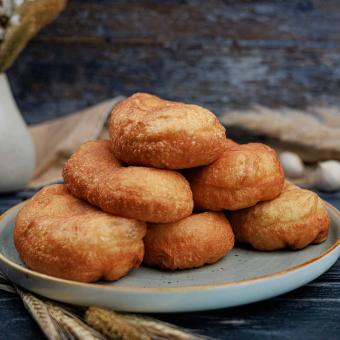 БАРИН Пирожки 1+1: Дрожжевые пирожки с картофелем и белокочанной капустой (замороженные)