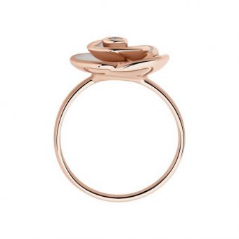 Sokolov Кольцо из позолоченного серебра 925 пробы с фианитом и эмалью