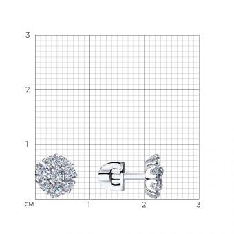 Sokolov Ohrstecker aus 925 Silber mit Zirkonia