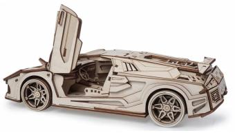 Lemmo 3D-Modell Bausatz Holz-Sportwagen "SKAT"