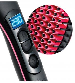 Keramik Haar-Glättbürste mit Ionen-Funktion