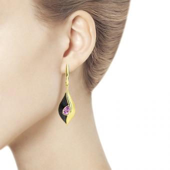 Sokolov Ohrringe aus 925 Silber mit Amethyst | Kaufbei Schmuck