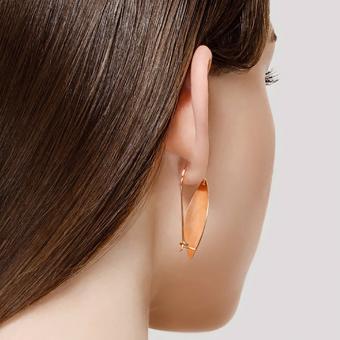 Sokolov Серьги из красного золота 585 пробы с алмазной гранью