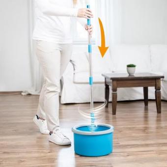 SmartMop Pro – Wassersparendes Trenn-System mit Reinigungsbürste & Drehfunktion