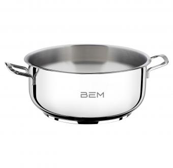 Пароварка B-Ware BEM 28 см нержавеющая сталь, 6 частей.