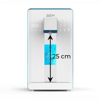 Edelsteinwasser-Set LINA: BEM LINA Wasserfilteranlage + Karaffe mit Edelsteinen