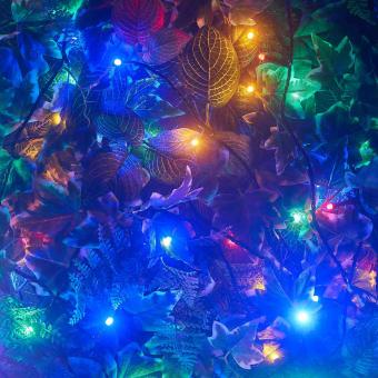 Световая гирлянда со 100 разноцветными светодиодами, 13 м