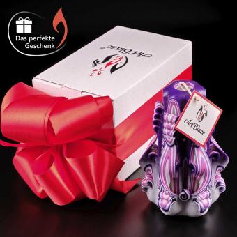 Art Blaze candle "Purple sunset", 13 cm