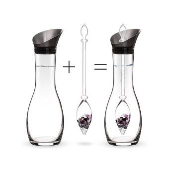 Набор ЗАЩИТА Графин Era вкл. колбу с турмалином, аметистом и горным хрусталём, объем 1,3 литра