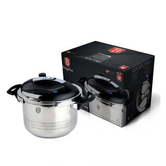 Berlinger Haus Turbo-Schnellkochtopf mit Zeitschaltuhr, 6L, Eternal Collection