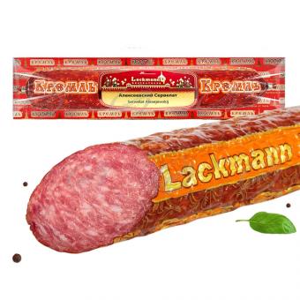 Большой мясной сет: сосиски, Докторская, салями, краковская, сало