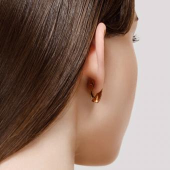 Sokolov Ohrringe aus 585 Rotgold