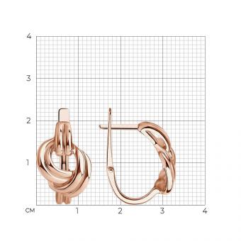 Sokolov Ohrringe vergoldet aus 925 Silber