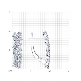 Sokolov Ohrringe aus 925 Silber mit Zirkonia