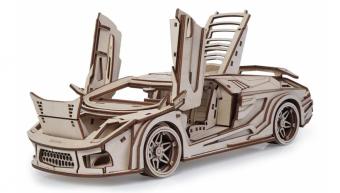 Lemmo 3D-Modell Bausatz Holz-Sportwagen "SKAT"