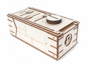Lemmo 3D-Modell Bausatz Holz-Sparbüchse-Safe