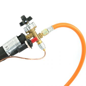 3 - Fuß Hockerkocher mit Zündsicherung & Piezozünder 50 mbar