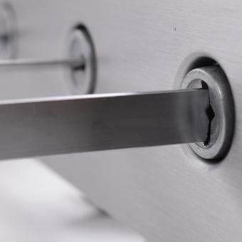 SANIN Grillaufsatz für 9 Spieße mit Elektromotor und Grillfön