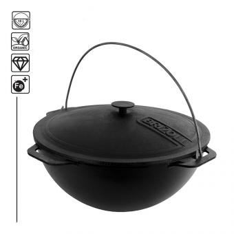 BriZoll ASIA Казан с чугунной крышкой и дужкой