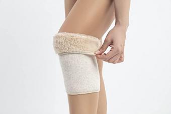 WoolHouse Knieschützer Stretch, 98% Merino-Schafwolle, 2% Elasthan