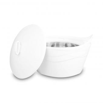 SMAK Thermoschüssel-Set aus Edelstahl, 3er Set Warmhalteschüssel mit Deckel