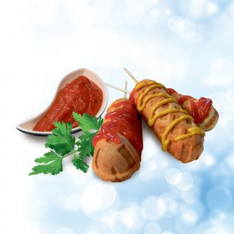 B-Ware Hot Dog Maker, Hot Dog Waffelseisen mit 750 Watt