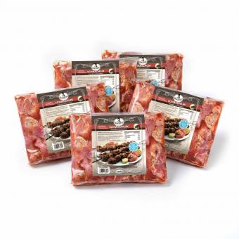 BARIN Шашлык маринованный из свиной шеи (1000 г в одной упаковке) 