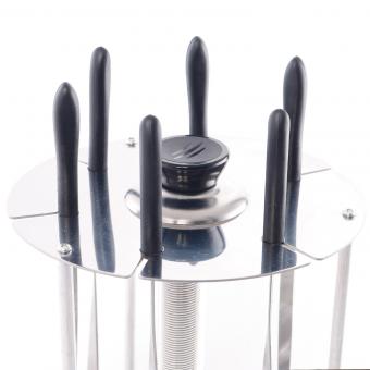 BEM Neo table grill, shashlik grill as stand grill and electric grill incl. 12 skewers