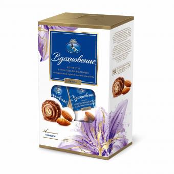 Подарочная коробка «Сладкая роскошь»: пралине, шоколад, зефир и цветочный чай Lovaré