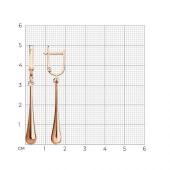 Sokolov Серьги из красного золота 585 пробы