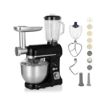 SMAK Küchenmaschine 3-in-1, Multifunktions Küchenmaschine in schwarz