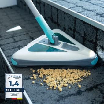 SwiftSweep - Cordless electric broom with 4 interchangeable brushes for corners &amp; surfaces