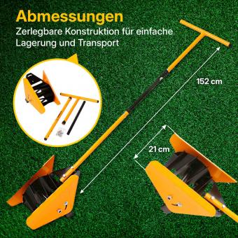 TORNADICA Wurzelentferner innovative Mini-Version des Culti-Weeders