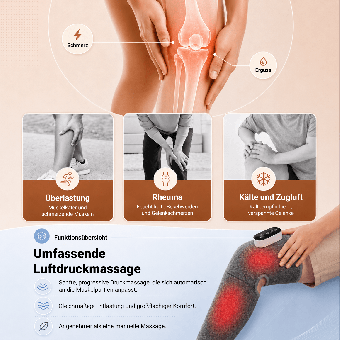 BEM LegSense Pro - cordless leg massager with heat function and gentle compression