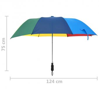 16760998318720286345115 G En Hd 5 Faltbarer Regenschirm Automatisch Mehrfarbig 124 cm