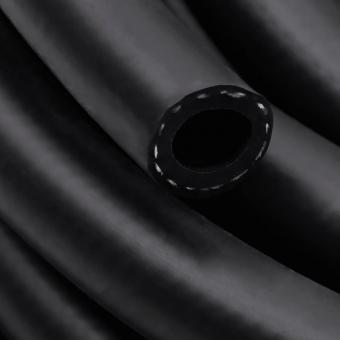 Hybrid-Luftschlauch Schwarz 0,6" 5 m Gummi und PVC